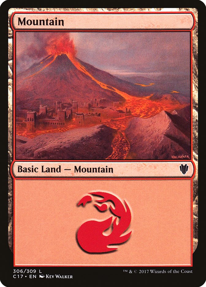 Mountain (306) [Commander 2017] | Impulse Games and Hobbies