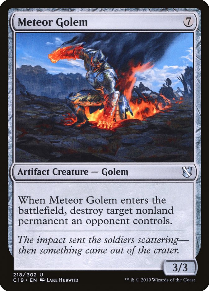 Meteor Golem [Commander 2019] | Impulse Games and Hobbies