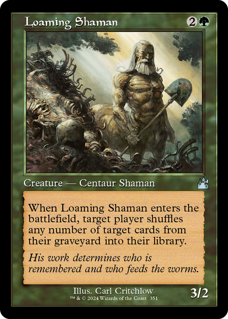 Loaming Shaman (Retro Frame) [Ravnica Remastered] | Impulse Games and Hobbies