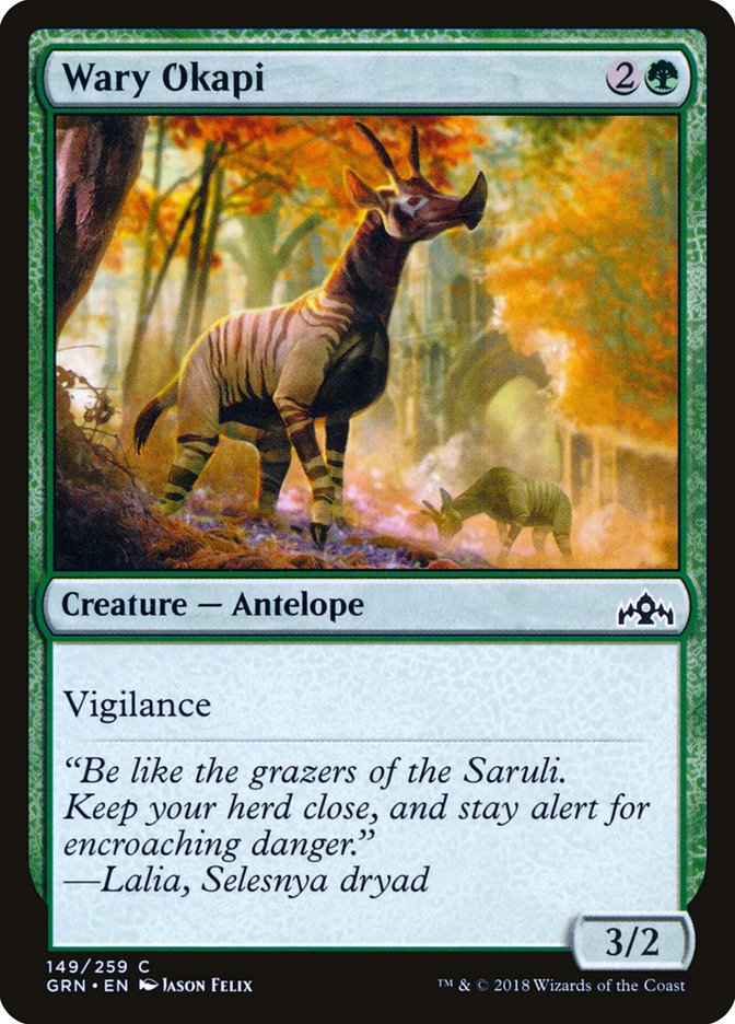 Wary Okapi [Guilds of Ravnica] | Impulse Games and Hobbies