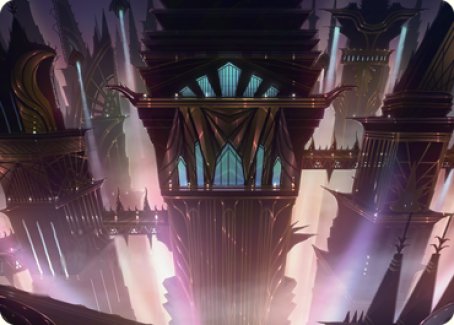 Skybridge Towers Art Card [Streets of New Capenna Art Series] | Impulse Games and Hobbies