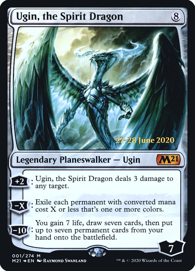 Ugin, the Spirit Dragon  [Core Set 2021 Prerelease Promos] | Impulse Games and Hobbies