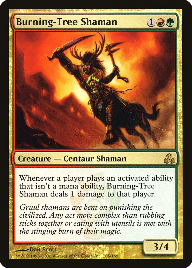 Burning-Tree Shaman [Guildpact] | Impulse Games and Hobbies