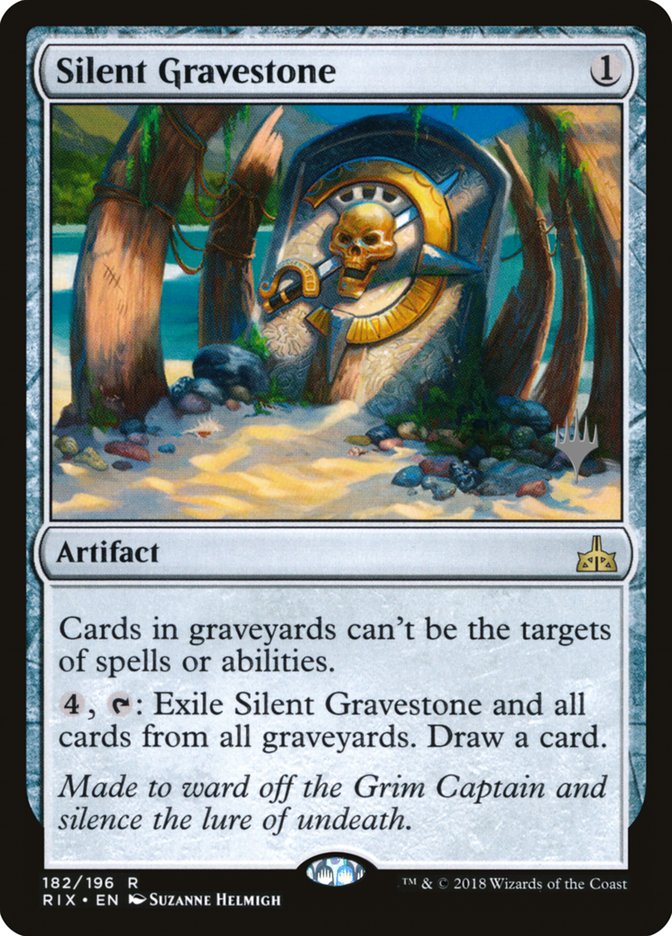 Silent Gravestone (Promo Pack) [Rivals of Ixalan Promos] | Impulse Games and Hobbies