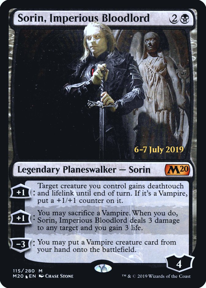 Sorin, Imperious Bloodlord  [Core Set 2020 Prerelease Promos] | Impulse Games and Hobbies