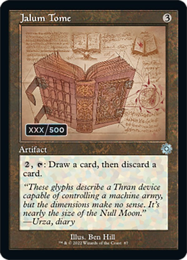 Jalum Tome (Retro Schematic) (Serial Numbered) [The Brothers' War Retro Artifacts] | Impulse Games and Hobbies