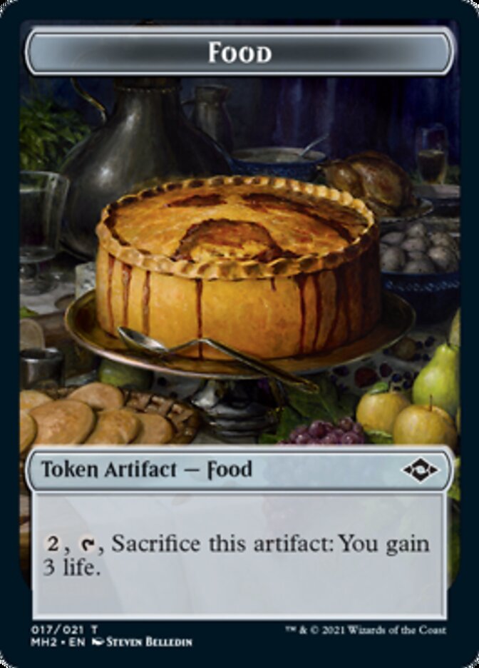 Food Token (#17) // Phyrexian Germ Token [Modern Horizons 2 Tokens] | Impulse Games and Hobbies