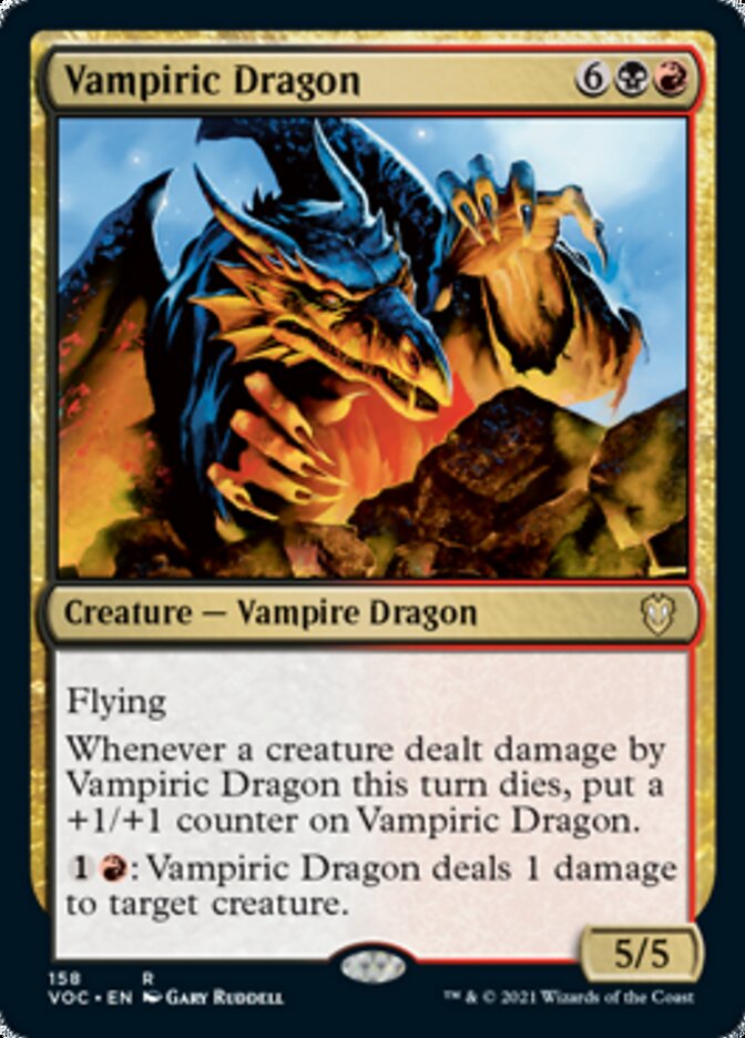 Vampiric Dragon [Innistrad: Crimson Vow Commander] | Impulse Games and Hobbies