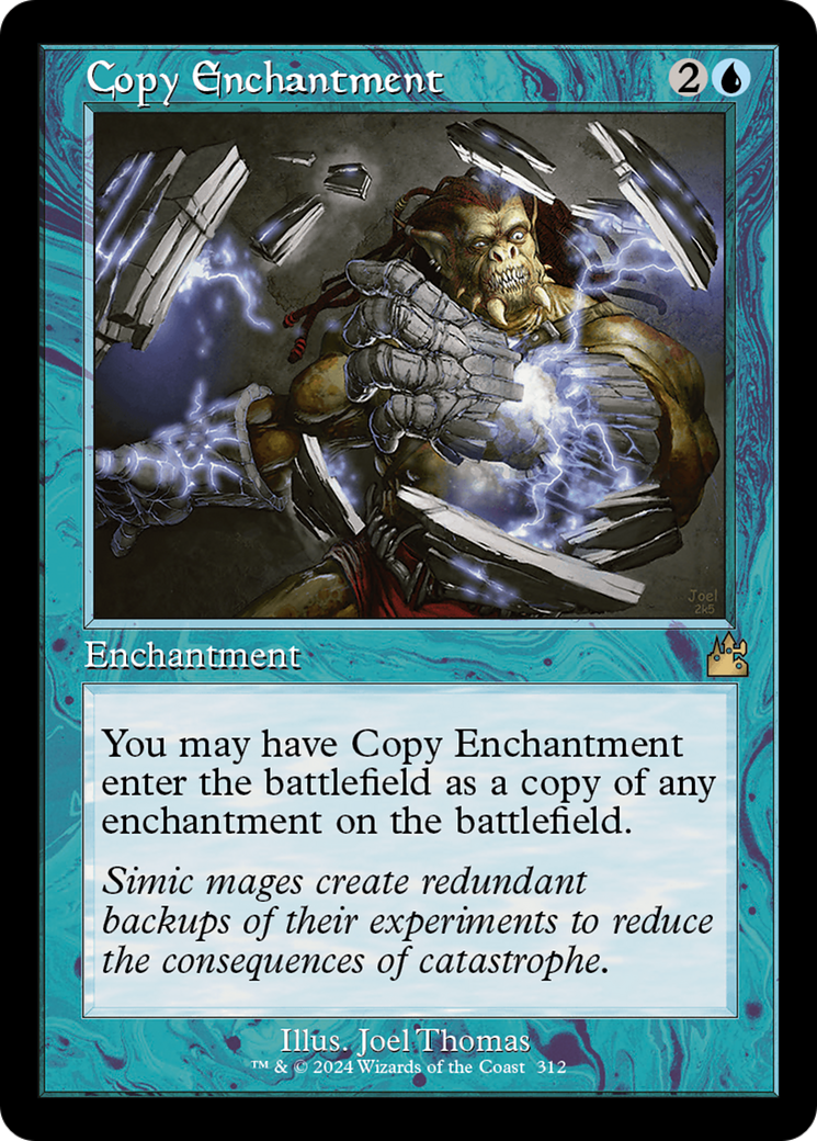 Copy Enchantment (Retro Frame) [Ravnica Remastered] | Impulse Games and Hobbies