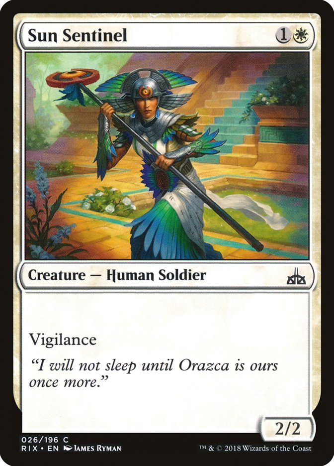 Sun Sentinel [Rivals of Ixalan] | Impulse Games and Hobbies