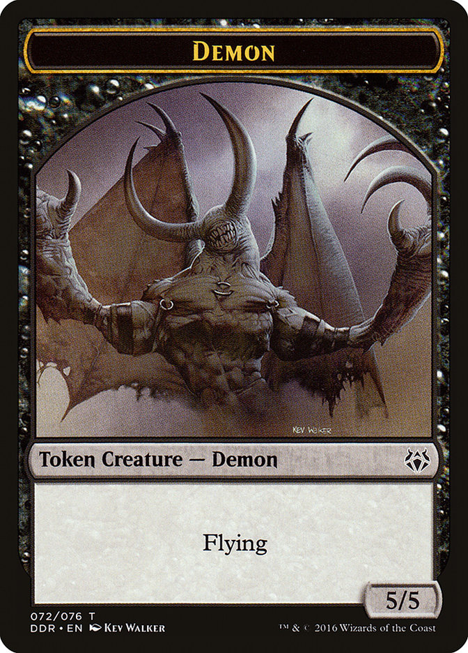 Demon Token [Duel Decks: Nissa vs. Ob Nixilis] | Impulse Games and Hobbies