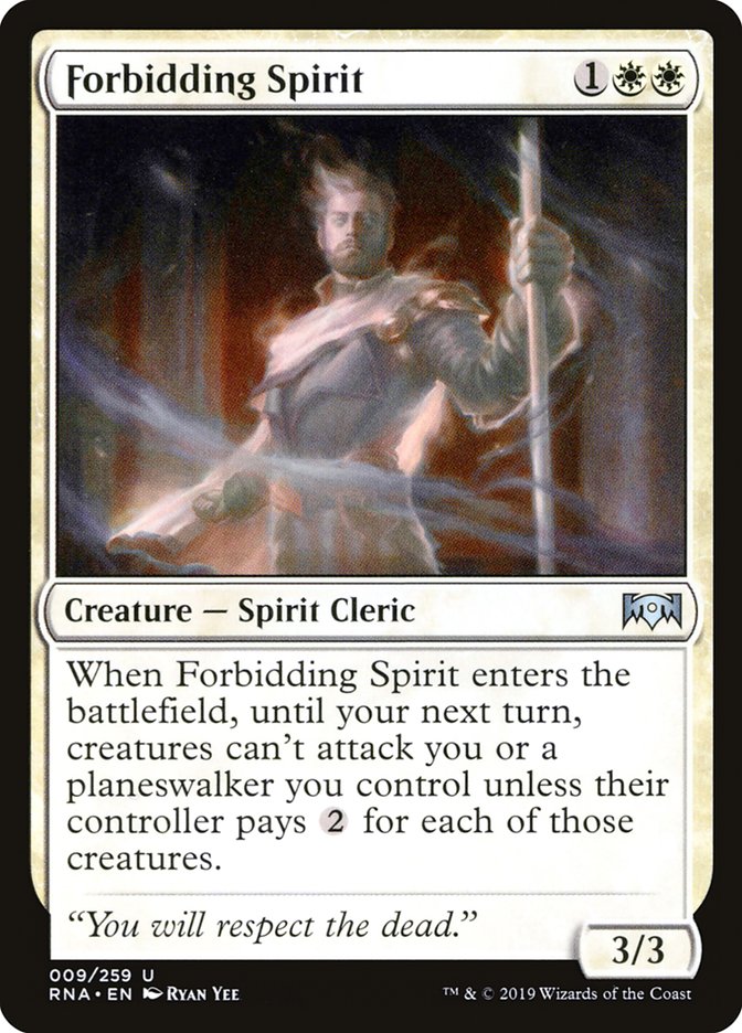 Forbidding Spirit [Ravnica Allegiance] | Impulse Games and Hobbies