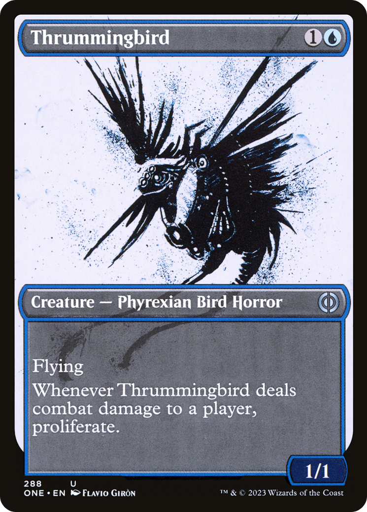 Thrummingbird (Showcase Ichor) [Phyrexia: All Will Be One] | Impulse Games and Hobbies