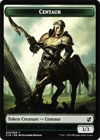 Centaur // Egg Double-sided Token [Commander 2019 Tokens] | Impulse Games and Hobbies