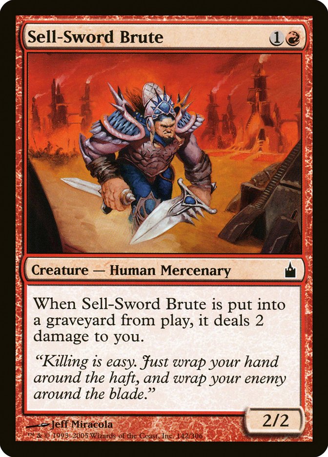 Sell-Sword Brute [Ravnica: City of Guilds] | Impulse Games and Hobbies