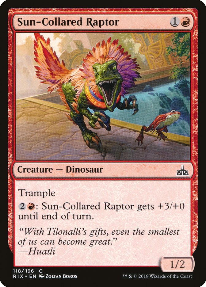 Sun-Collared Raptor [Rivals of Ixalan] | Impulse Games and Hobbies