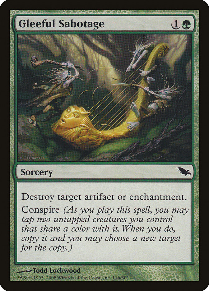 Gleeful Sabotage [Shadowmoor] | Impulse Games and Hobbies