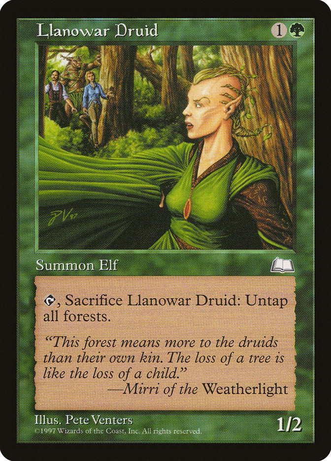 Llanowar Druid [Weatherlight] | Impulse Games and Hobbies