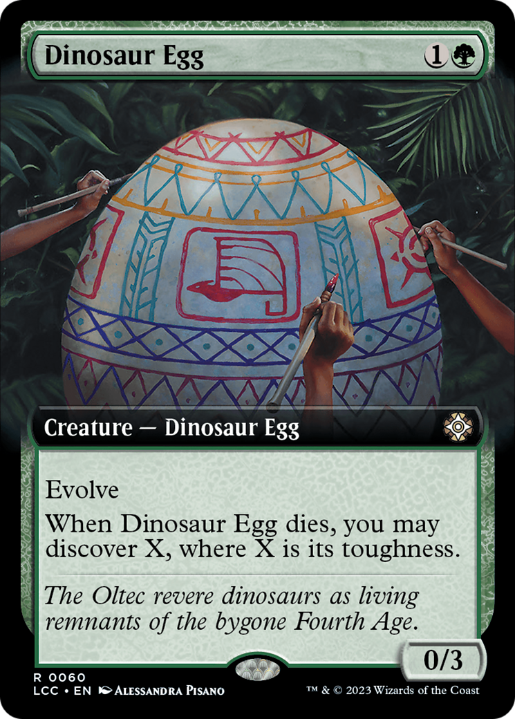 Dinosaur Egg (Extended Art) [The Lost Caverns of Ixalan Commander] | Impulse Games and Hobbies