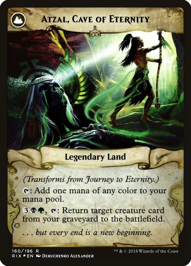 Journey to Eternity // Atzal, Cave of Eternity [Rivals of Ixalan Prerelease Promos] | Impulse Games and Hobbies