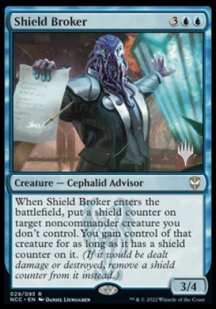 Shield Broker (Promo Pack) [Streets of New Capenna Commander Promos] | Impulse Games and Hobbies