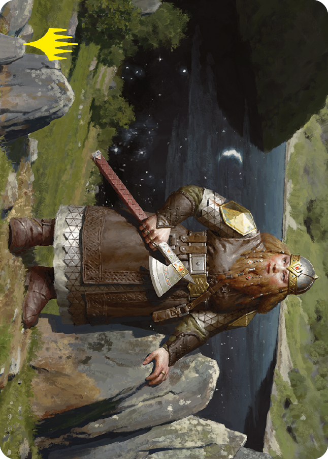 Mirrormere Guardian Art Card (Gold-Stamped Signature) [The Lord of the Rings: Tales of Middle-earth Art Series] | Impulse Games and Hobbies