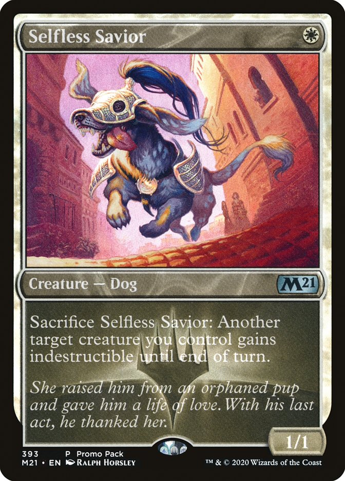 Selfless Savior (Promo Pack) [Core Set 2021 Promos] | Impulse Games and Hobbies