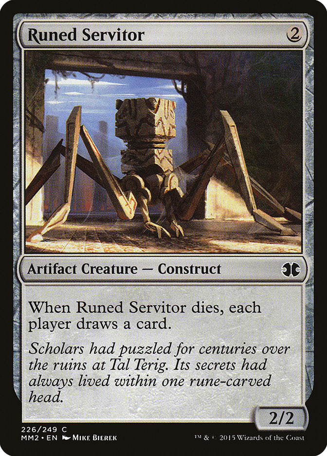 Runed Servitor [Modern Masters 2015] | Impulse Games and Hobbies