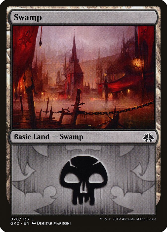 Swamp (78) [Ravnica Allegiance Guild Kit] | Impulse Games and Hobbies