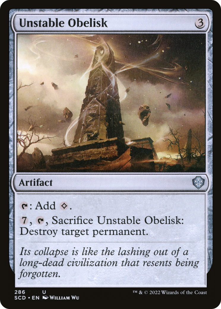 Unstable Obelisk [Starter Commander Decks] | Impulse Games and Hobbies