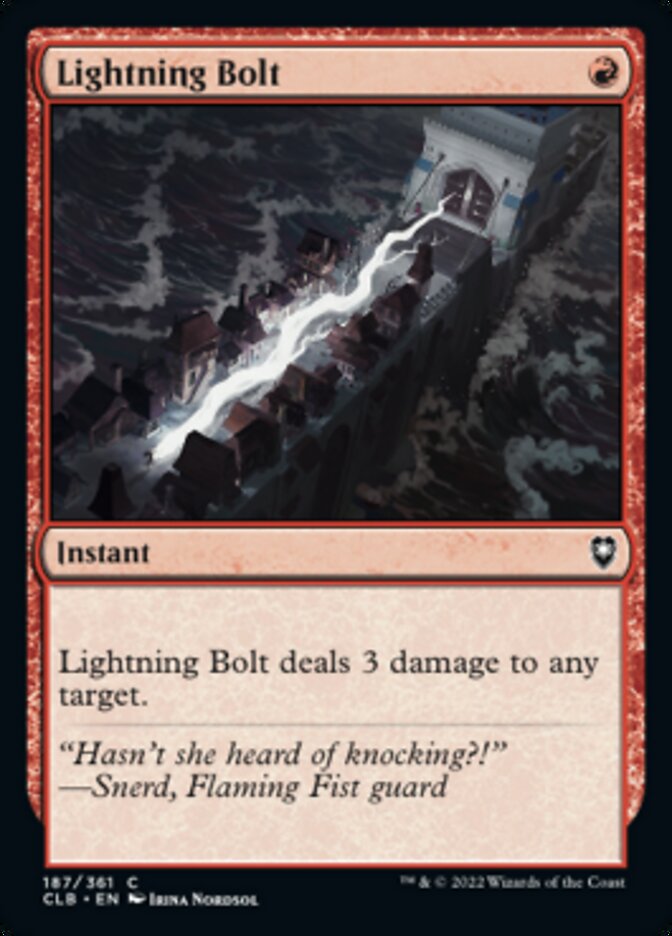 Lightning Bolt [Commander Legends: Battle for Baldur's Gate] | Impulse Games and Hobbies