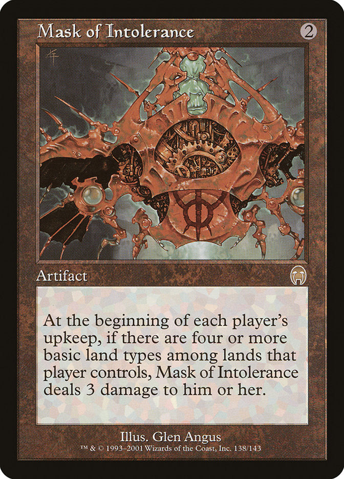 Mask of Intolerance [Apocalypse] | Impulse Games and Hobbies