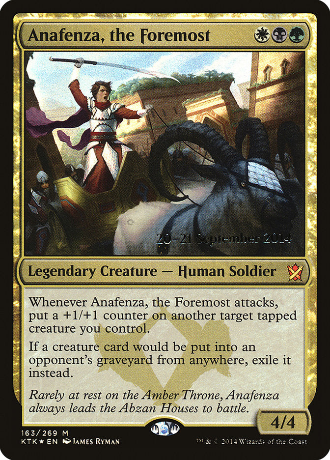 Anafenza, the Foremost [Khans of Tarkir Prerelease Promos] | Impulse Games and Hobbies