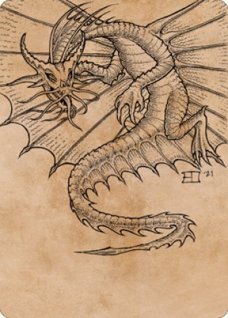 Ancient Gold Dragon Art Card (44) [Commander Legends: Battle for Baldur's Gate Art Series] | Impulse Games and Hobbies