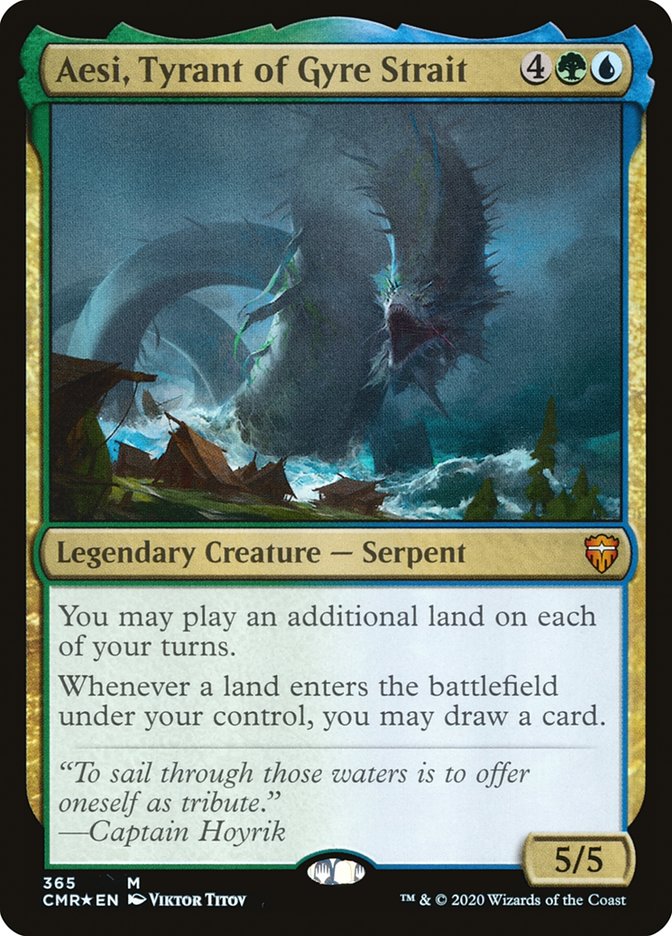 Aesi, Tyrant of Gyre Strait [Commander Legends Commander Deck] | Impulse Games and Hobbies