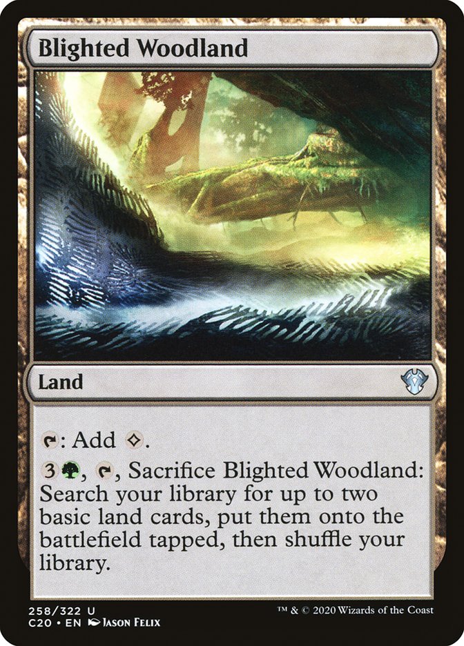 Blighted Woodland [Commander 2020] | Impulse Games and Hobbies