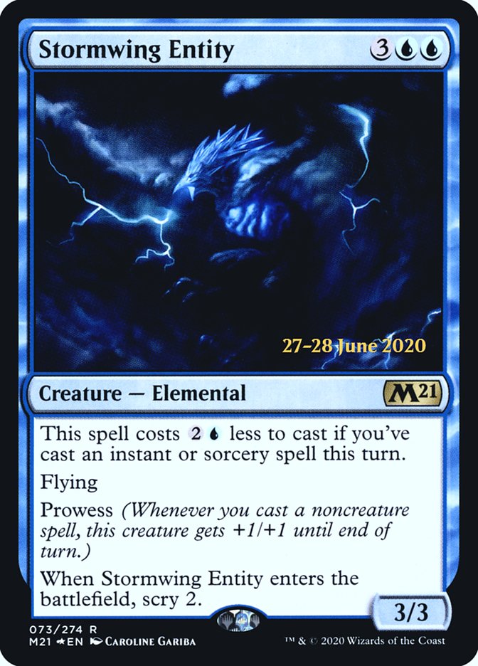 Stormwing Entity  [Core Set 2021 Prerelease Promos] | Impulse Games and Hobbies