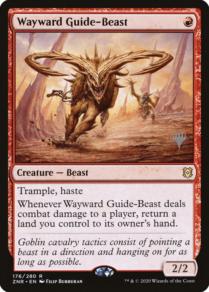 Wayward Guide-Beast (Promo Pack) [Zendikar Rising Promos] | Impulse Games and Hobbies