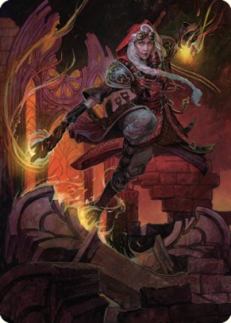 Jaya, Fiery Negotiator Art Card 2 [Dominaria United Art Series] | Impulse Games and Hobbies