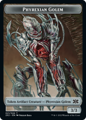 Egg // Phyrexian Golem Double-sided Token [Double Masters 2022 Tokens] | Impulse Games and Hobbies