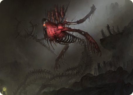 Drivnod, Carnage Dominus Art Card [Phyrexia: All Will Be One Art Series] | Impulse Games and Hobbies