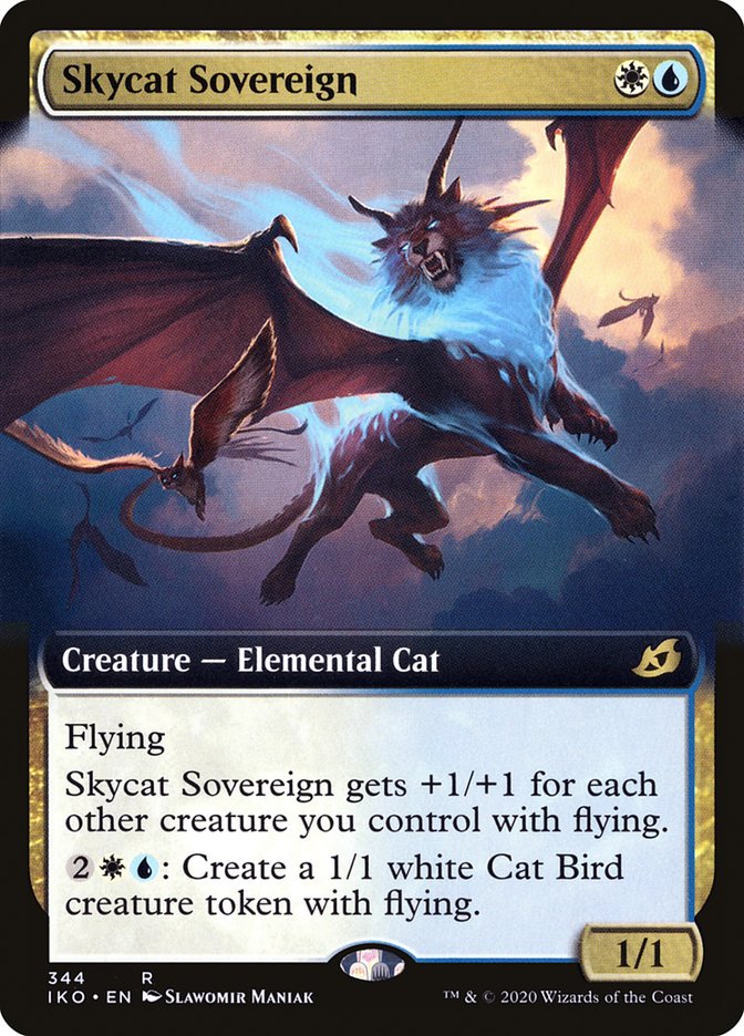 Skycat Sovereign (Extended Art) [Ikoria: Lair of Behemoths] | Impulse Games and Hobbies