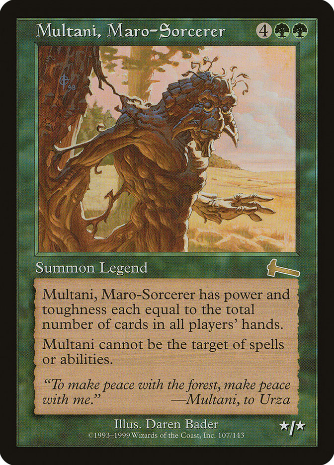 Multani, Maro-Sorcerer [Urza's Legacy] | Impulse Games and Hobbies