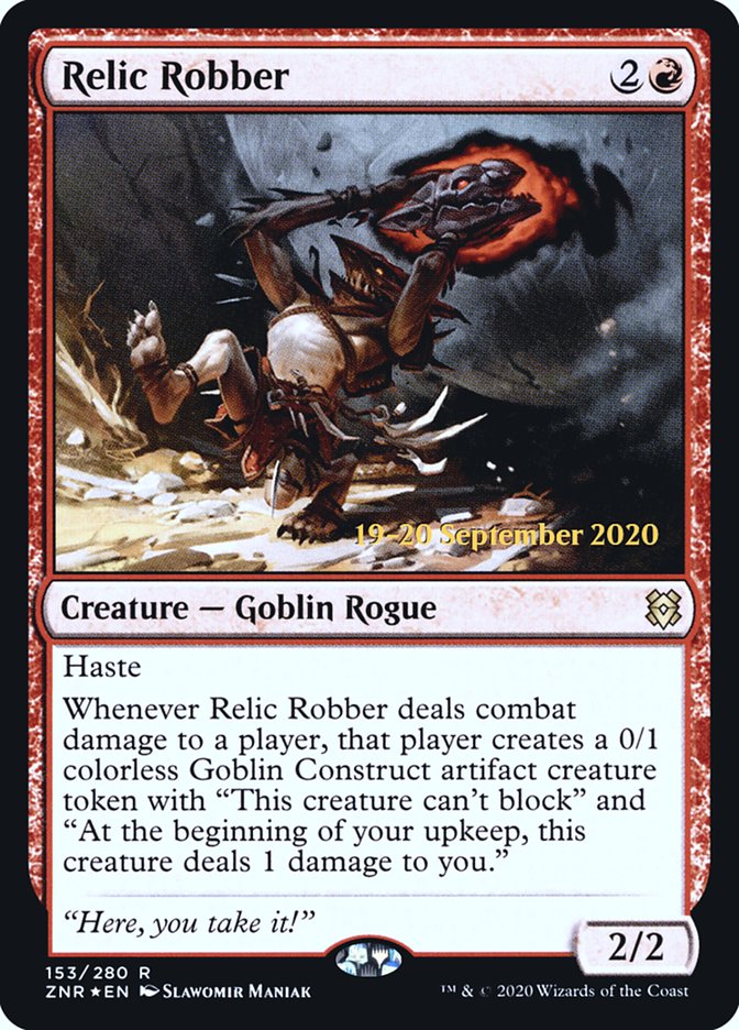 Relic Robber  [Zendikar Rising Prerelease Promos] | Impulse Games and Hobbies