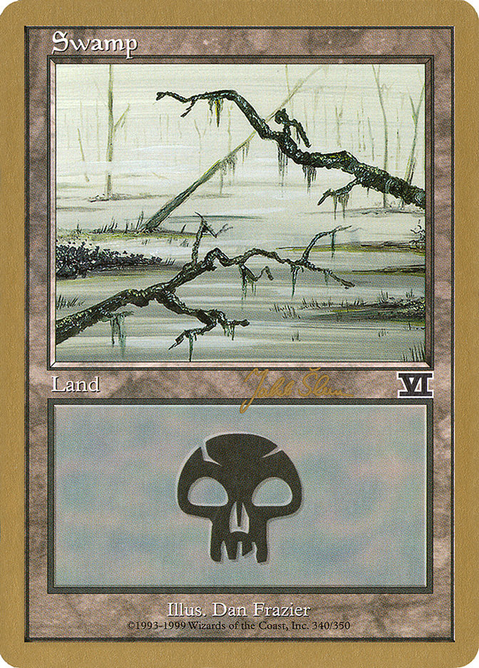 Swamp (js340b) (Jakub Slemr) [World Championship Decks 1999] | Impulse Games and Hobbies
