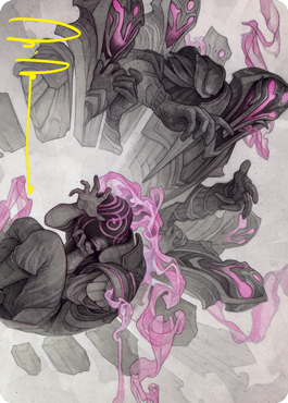 Rise of Extus Art Card (Gold-Stamped Signature) [Strixhaven: School of Mages Art Series] | Impulse Games and Hobbies