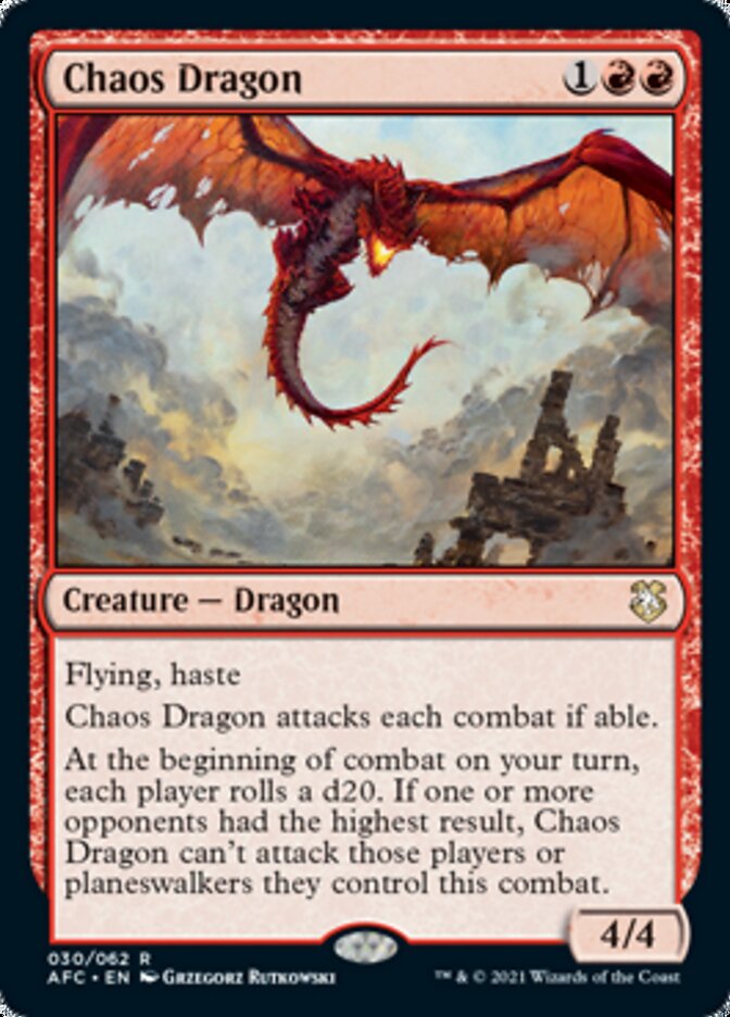 Chaos Dragon [Dungeons & Dragons: Adventures in the Forgotten Realms Commander] | Impulse Games and Hobbies