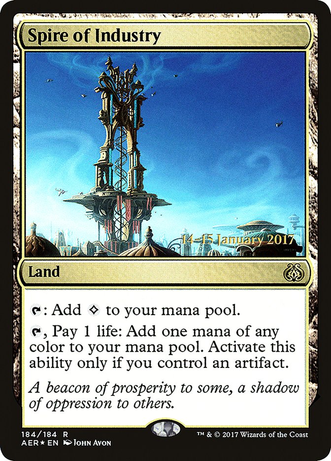 Spire of Industry [Aether Revolt Prerelease Promos] | Impulse Games and Hobbies