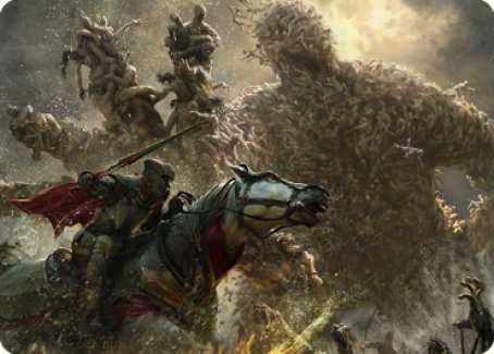 Writhing Necromass Art Card [Dominaria United Art Series] | Impulse Games and Hobbies