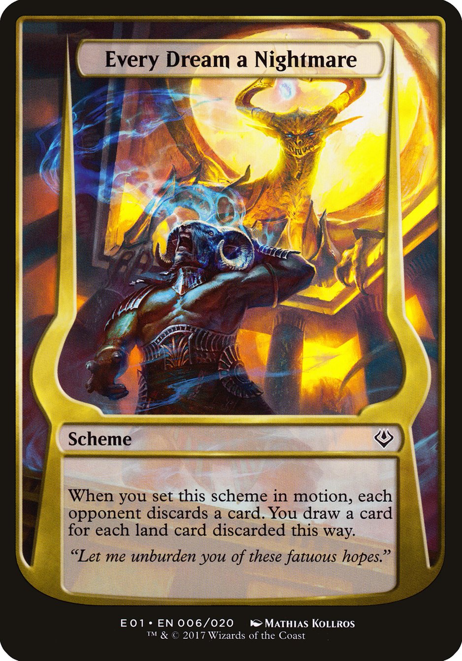 Every Dream a Nightmare (Schemes) [Archenemy: Nicol Bolas Schemes] | Impulse Games and Hobbies